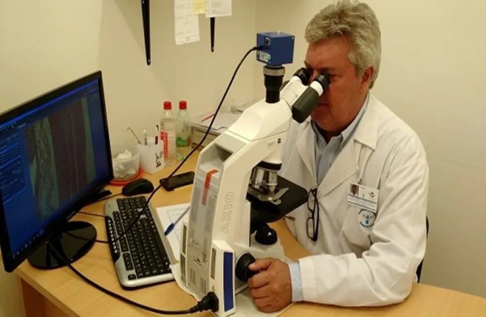 Estudio de citopatología en el Hospital Madariaga. (Foto Hospital)