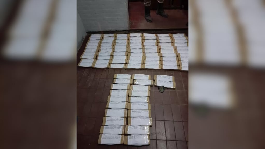 Detuvieron a un sanjuanino en Mendoza por llevar 97 kilos de marihuana