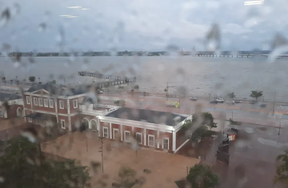 Jornada con intensas lluvias en Misiones.