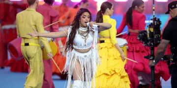 Camila Cabello en la final de la Champions League: así fue su show en vivo
