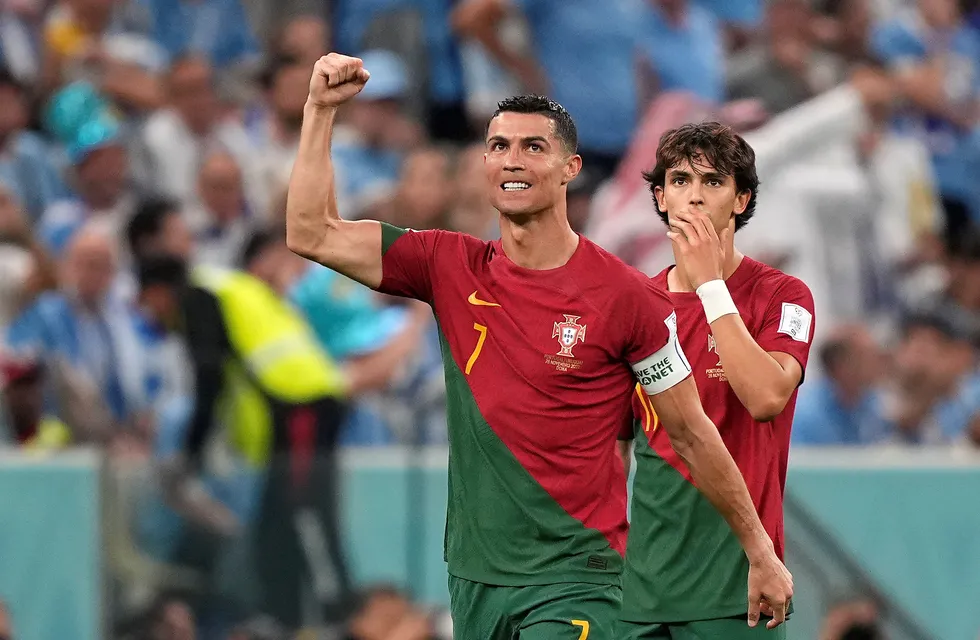 Portugal se impuso ante Uruguay y consiguió la clasificación para los octavos de final del Mundial de Qatar. (AP)