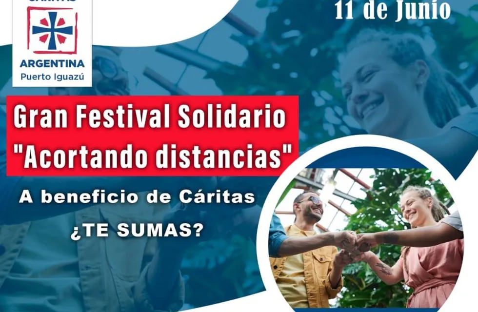 Puerto Iguazú: se llevará adelante el Festival Solidario de Cáritas Iguazú.