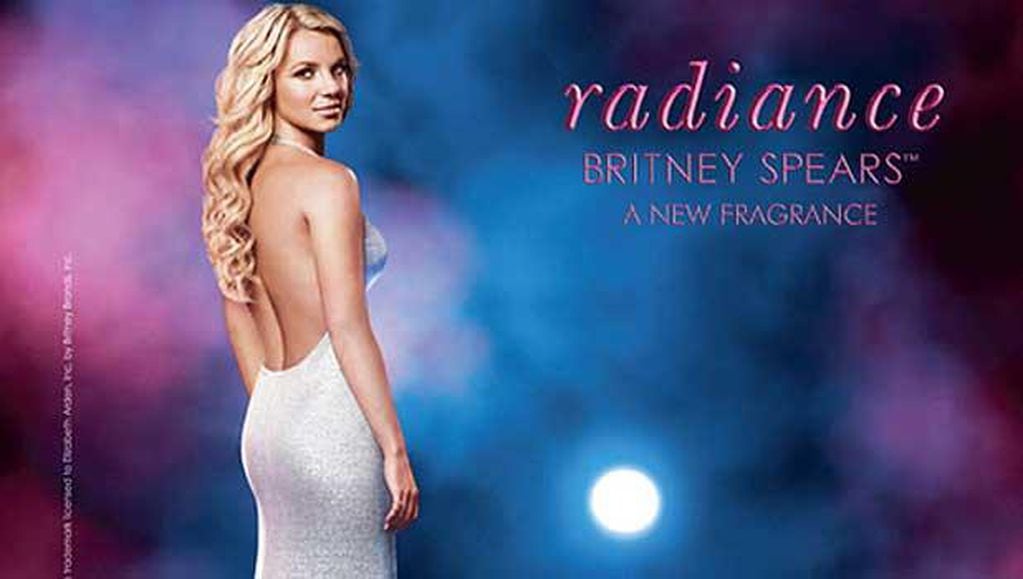 RADIANCE. La etiqueta del nuevo perfume de Britney.