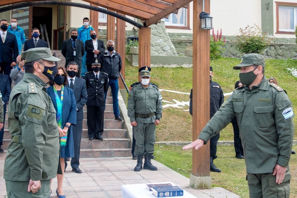 El Secretario de Gobierno del Municipio Participó del recambio de autoridades, en Gendarmería.