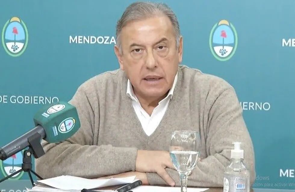 Raúl Levrino, ministro de Seguridad de Mendoza.