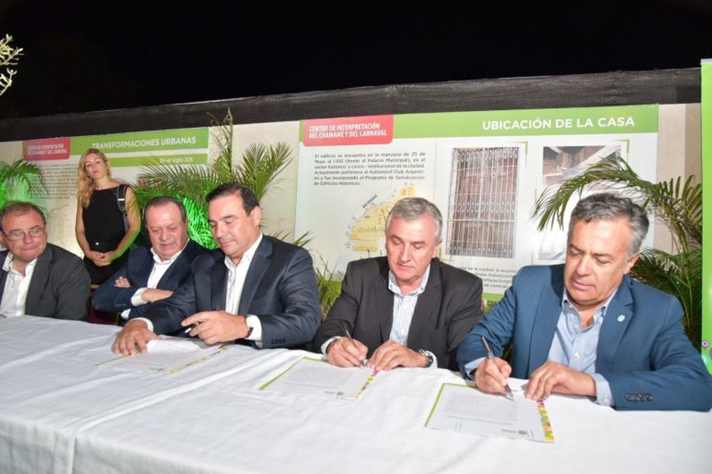 Valdés suscribió un convenio de cooperación turística con sus pares de Mendoza y Jujuy