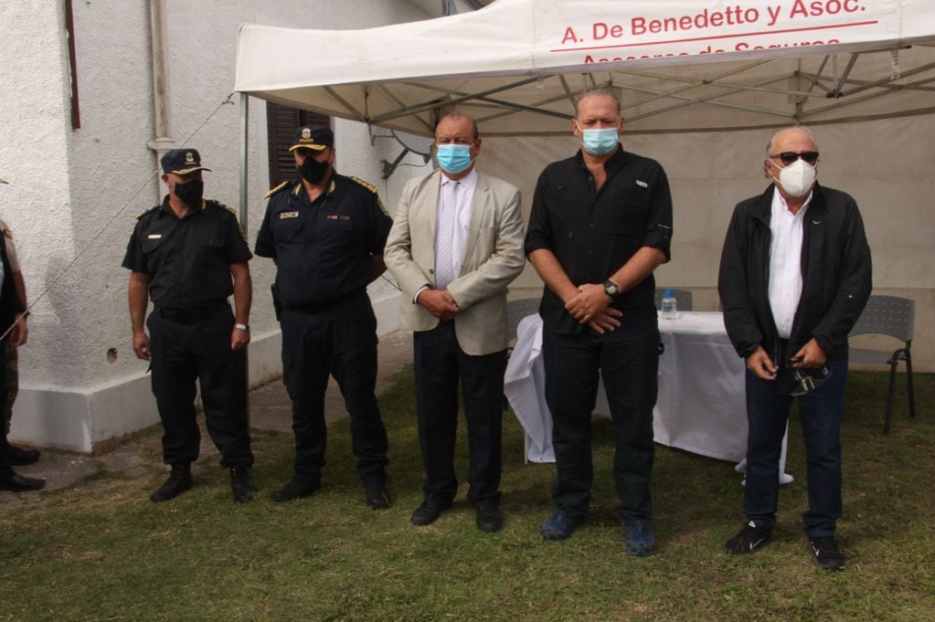 El Ministro de Seguridad de la Provincia, Sergio Berni estuvo en Tres Arroyos para participar del acto de incorporación de patrulleros a la Policía Rural.