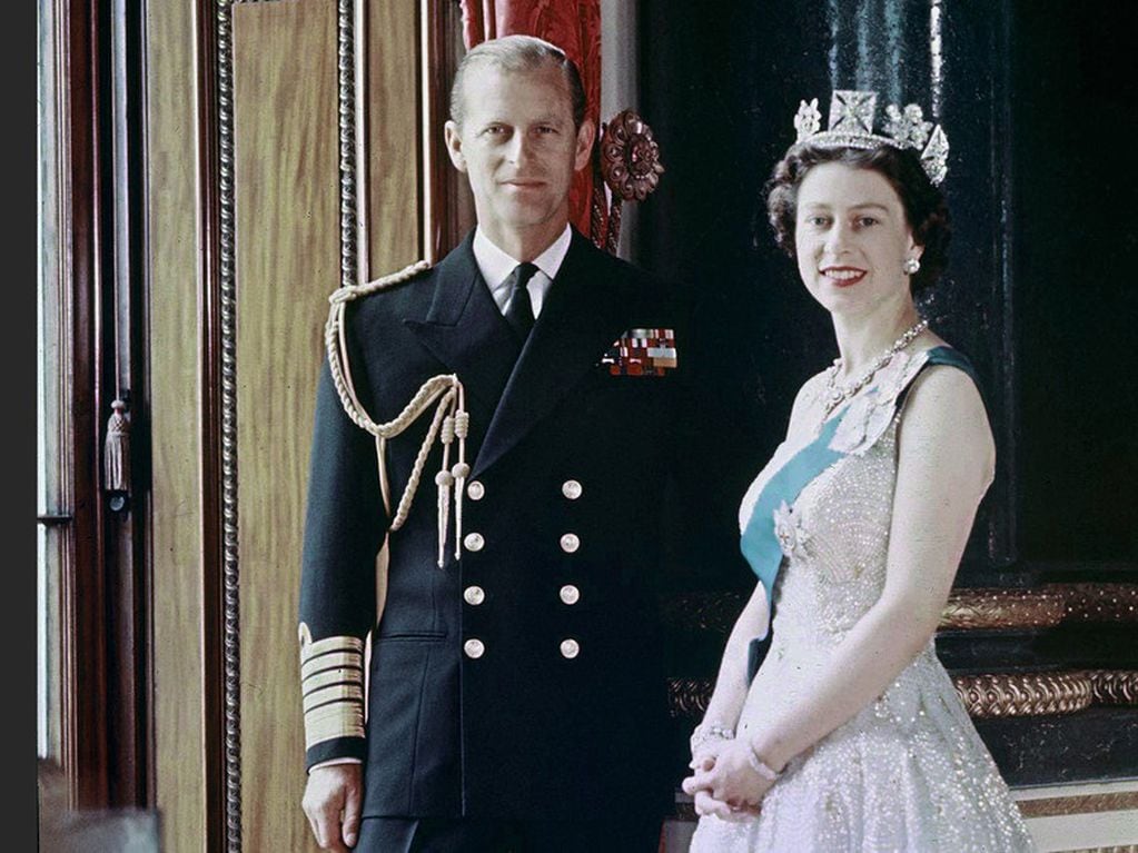 Príncipe Felipe y Reina Isabel II.