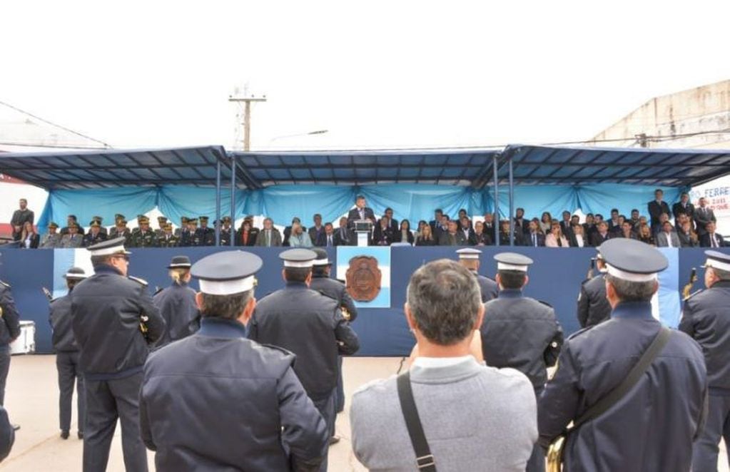 Domingo Peppo durante el 203° Aniversario del Día de la Independencia en Quitilipi (http://comunicacion.chaco.gov.ar).