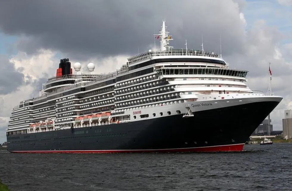 Queen Victoria, crucero de lujo en Ushuaia.