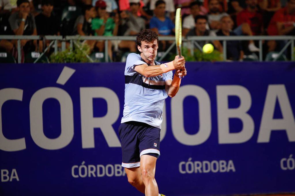 Juan Manuel Cerúndolo, campeón del Córdoba Open 2021, debutó con un triunfo en la edición 2023. (Prensa Córdoba Open)