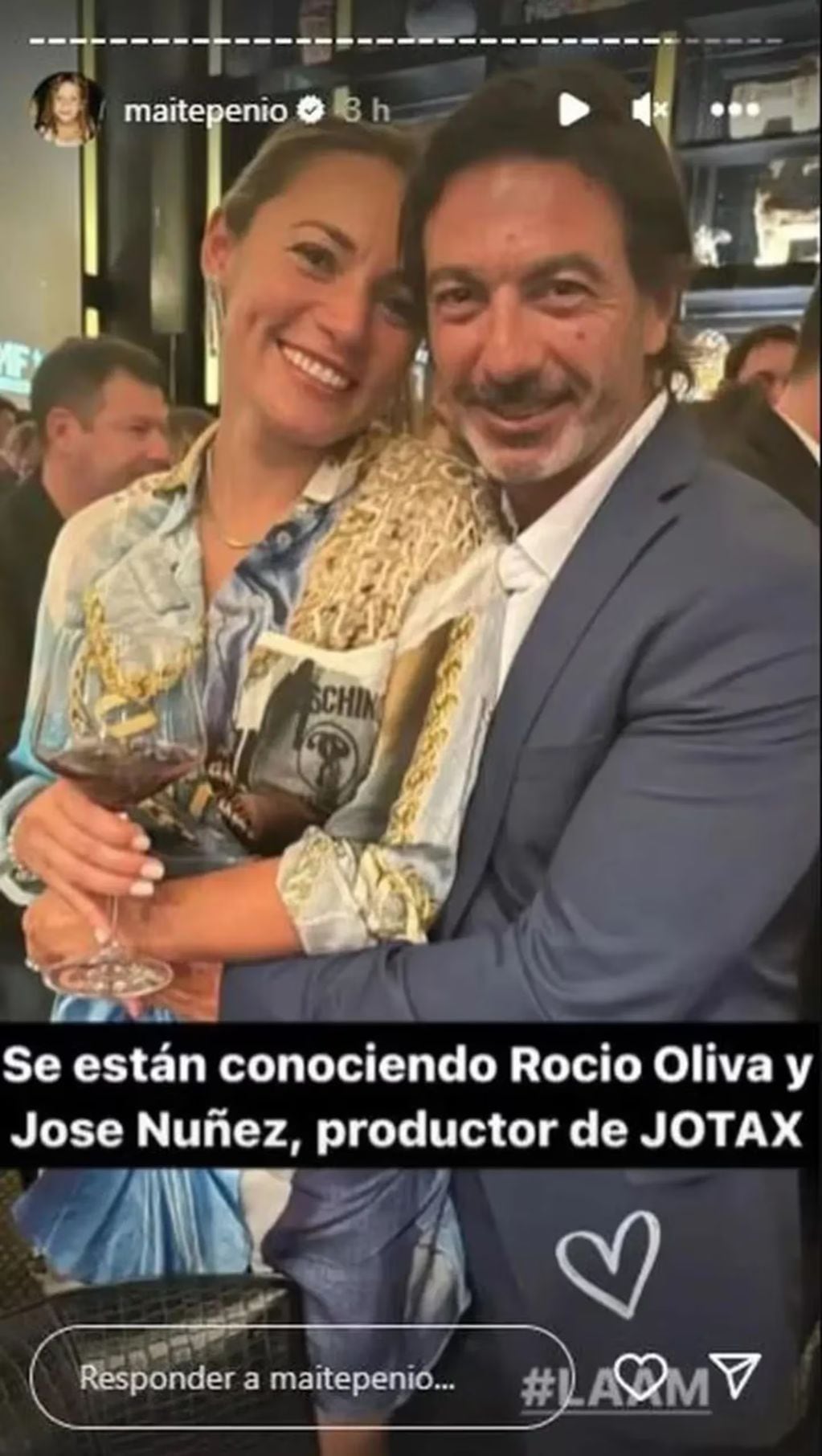Rocío Oliva habló de los rumores de romance con un productor de televisión