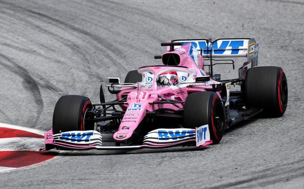 Checo Pérez (Racing Point), elegido como el piloto del día, en el Gran Premio de Estiria de F1.