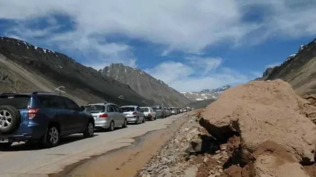 MENDOZA. La ruta que conecta el paso fronterizo con Chile (Gentileza Los Andes).