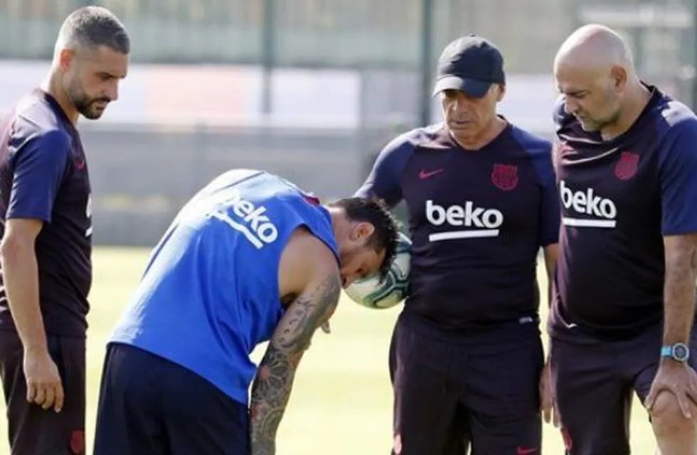 Se lesionó Lionel Messi (Foto: Barcelona FC)