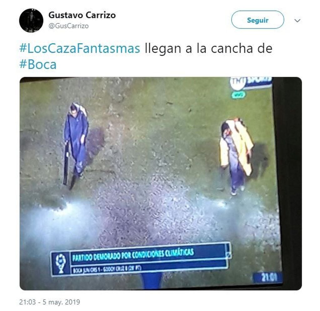 Los memes por la demora de Boca-Godoy Cruz (Foto: Twitter)