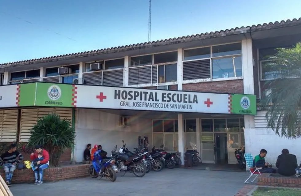 Al llegar al Hospital Escuela se confirmó la fractura expuesta del obrero municipal.