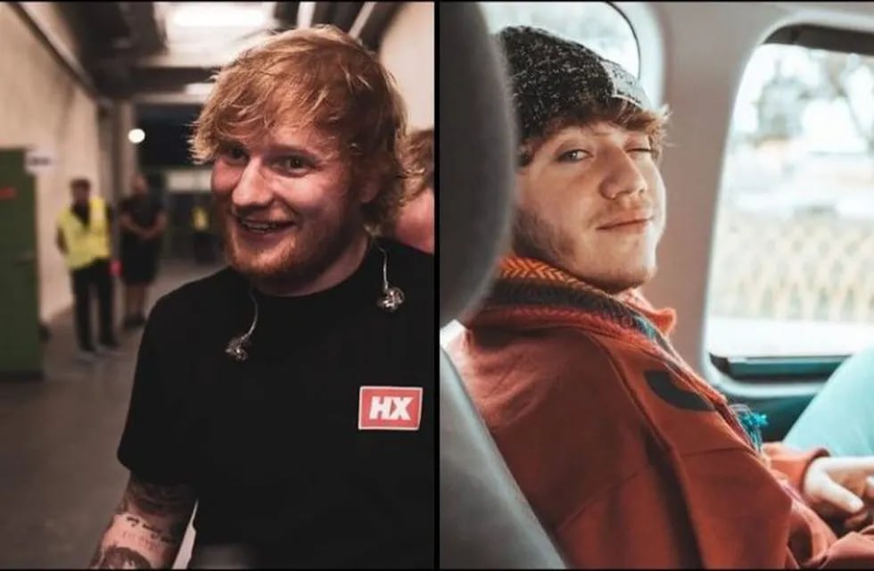 Ed Sheeran y Paulo Londra.