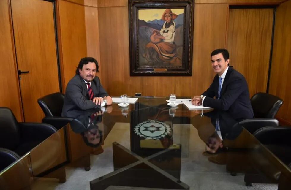 Reunión Urtubey con Sáenz (Prensa Gobierno)