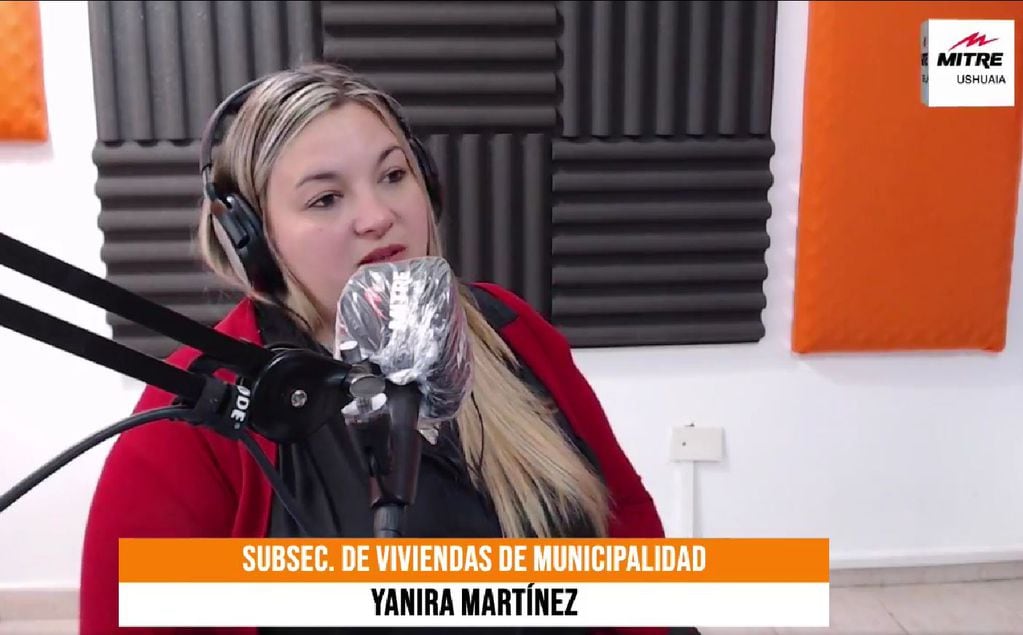 Yanira Martínez en Radio Mitre Ushuaia.