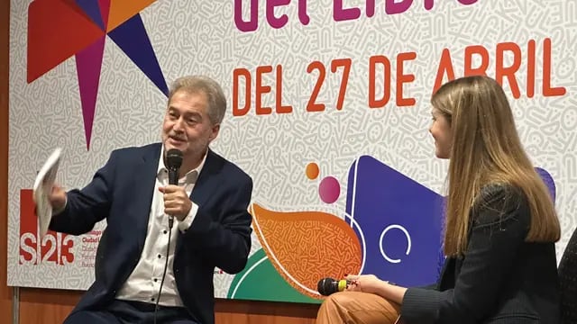 Mirabella estuvo en la Feria del Libro en Buenos Aires