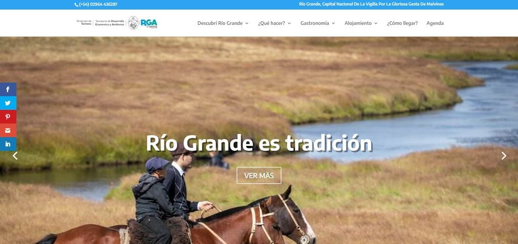 Turismo de Río Grande lanzaron su primera página web informativa
