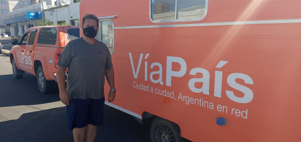 El gerente comercial y marketing de Via País recorre la Patagonia.