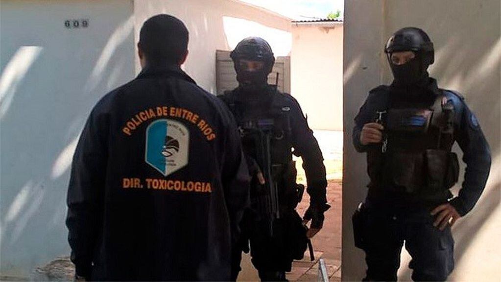 Allanamientos en Villaguay - Crédito: Policía Departamental Villaguay