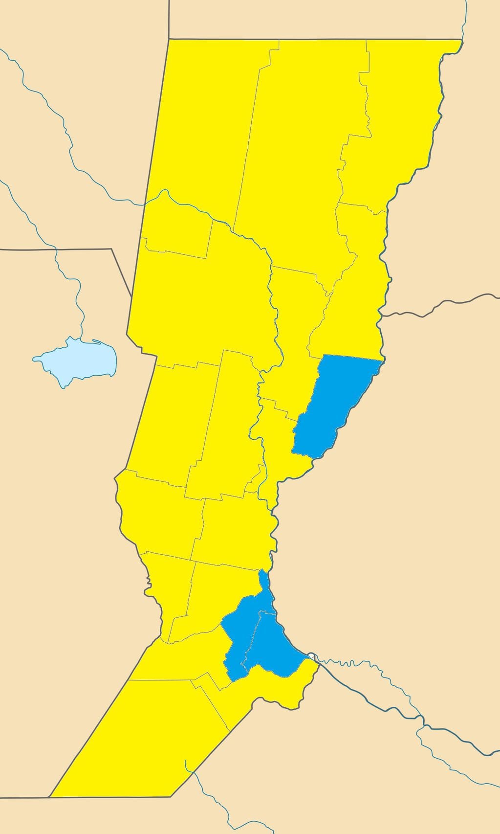 Así quedó el mapa de Santa Fe luego de la votación de Senadores.