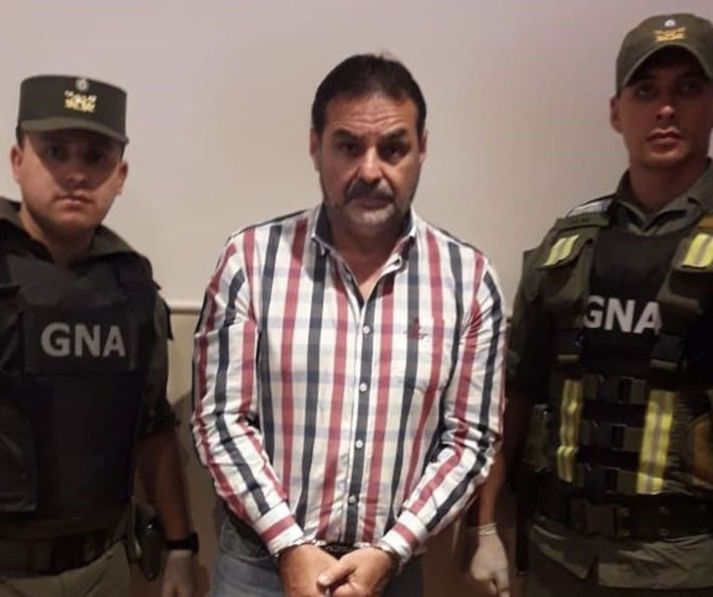 El ex intendente de la localidad de Empedrado, Juan Manuel Faraone, detenido en octubre del año pasado por la misma causa. (Foto: Clarín)