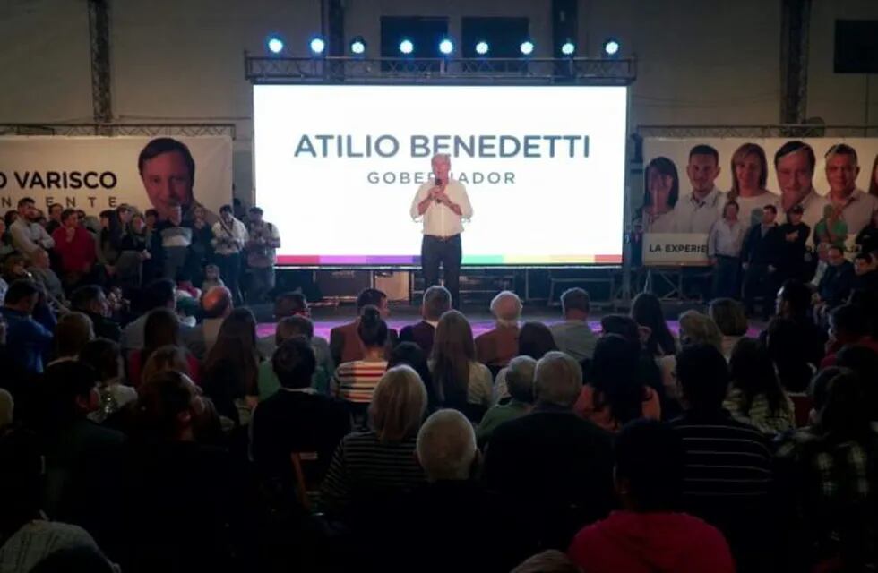 Atilio Benedetti, cierre de campaña.