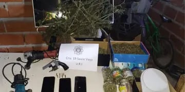Secuestro de droga y armas en allanamientos en Santa Fe