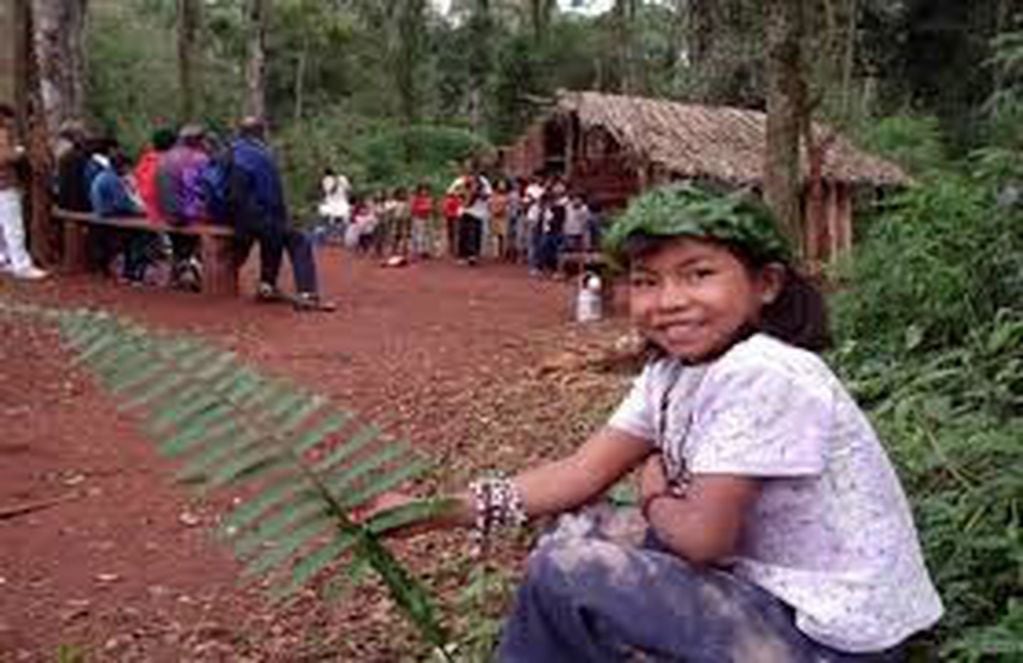 Una típica aldea guaraní. (WEB) Imagen ilustrativa.