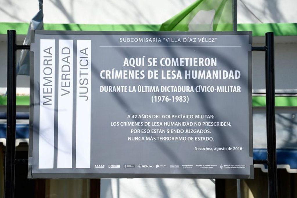 Placa Recordatoria de Crímenes de Lesa Humanidad