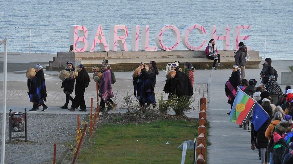 La ciudad de Bariloche, provincia de Río Negro, recibió este año al Encuentro Plurinacional de Mujeres y Disidencias.