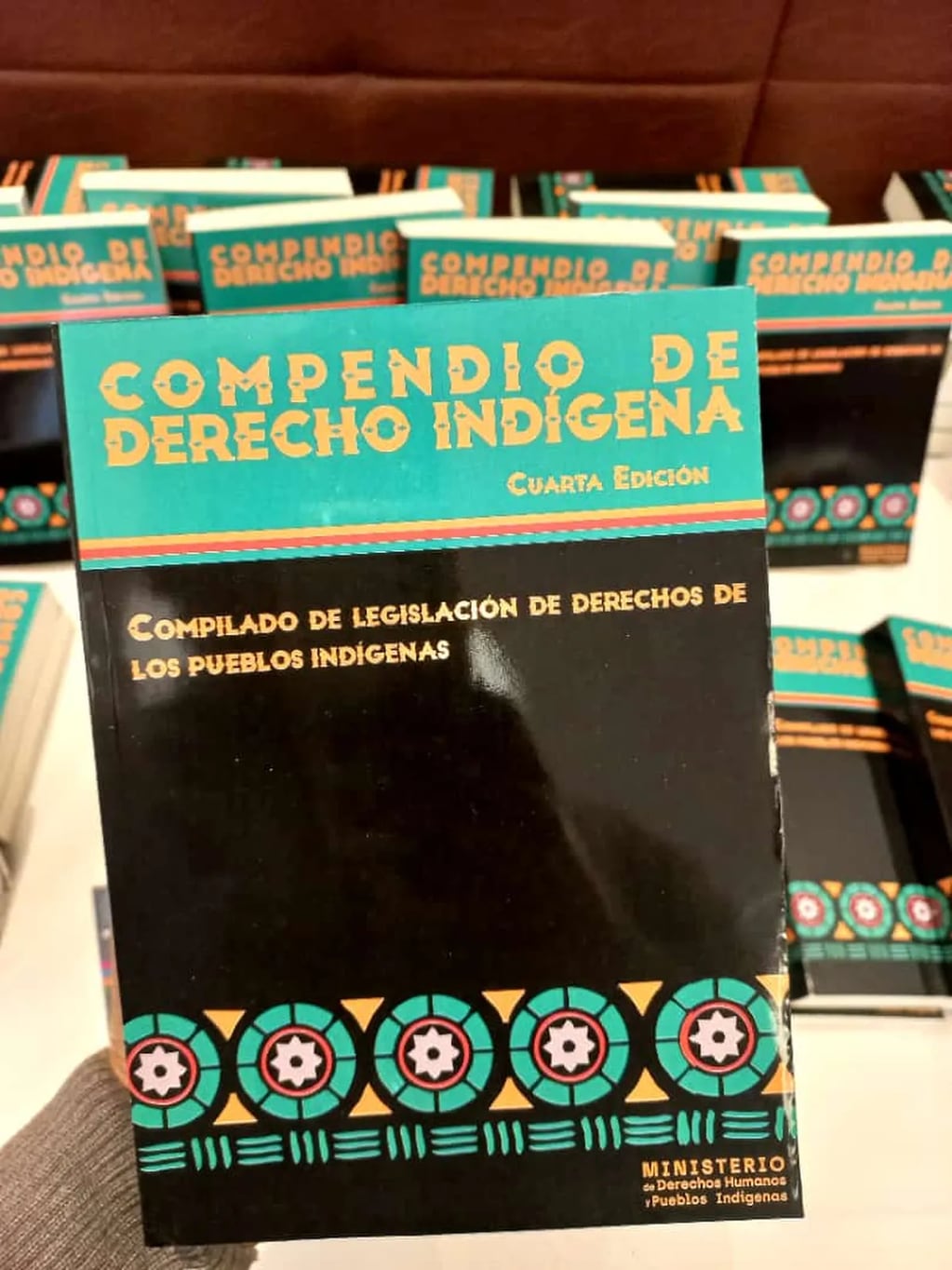 Portada del Compendio de Derecho Indígena -cuarta edición- producido en la provincia de Jujuy.