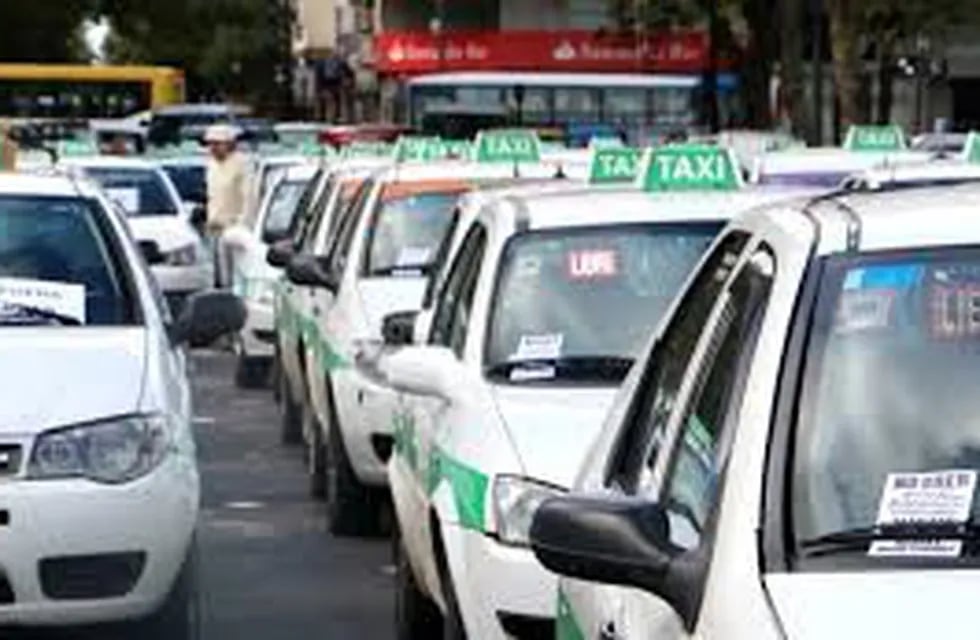 Taxis de La Plata.