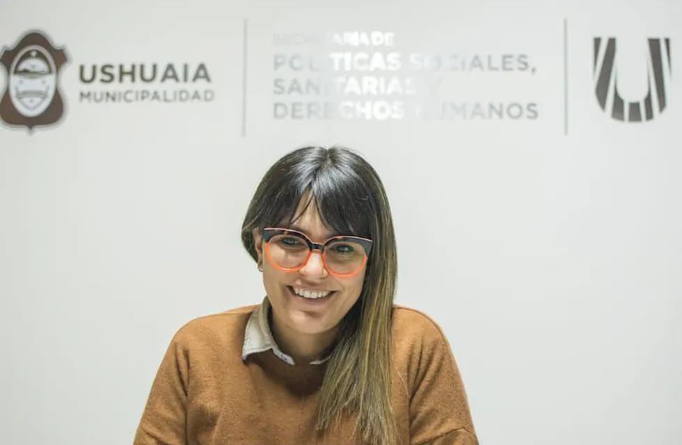 Sabrina Marcucci, secretaria de Políticas Sociales, Sanitarias y DD.HH de la Municipalidad de Ushuaia