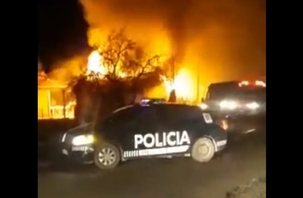 Incendio en Tupungato.