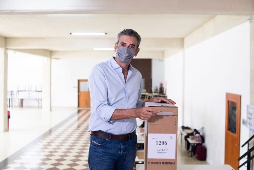 Florencio Randazzo votó en La Plata.