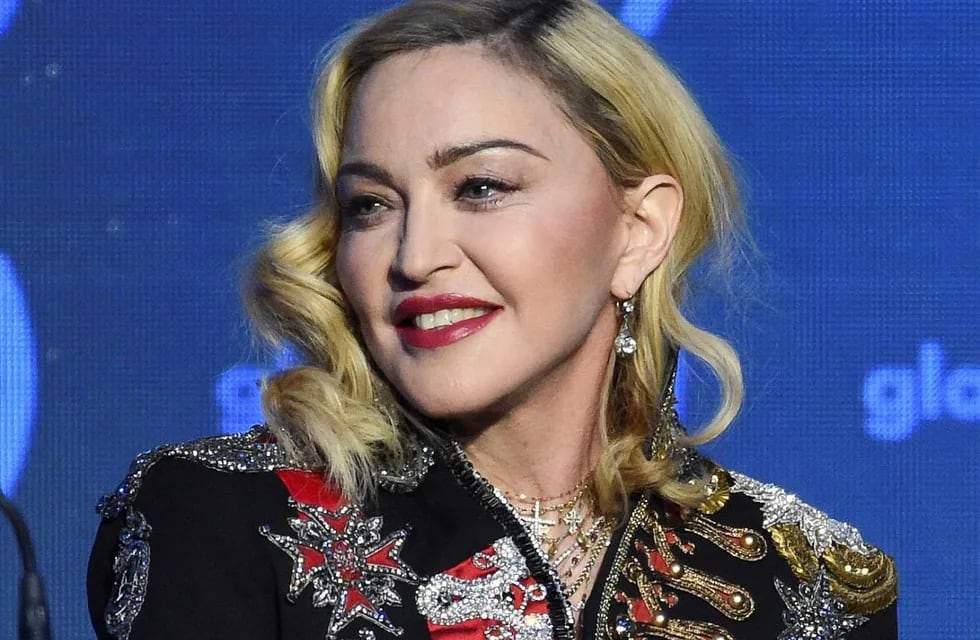 Madonna en los GLAAD Media Awards en 2019. (Archivo AP)