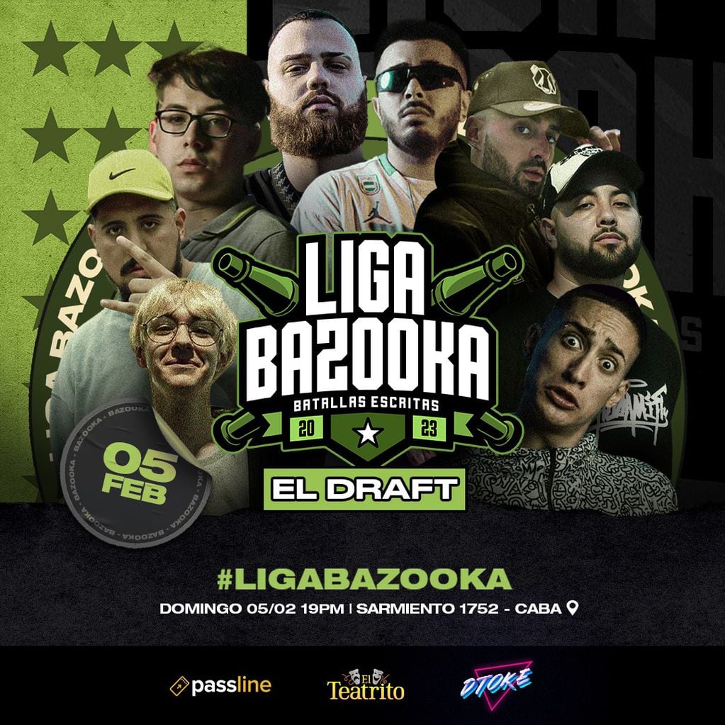 Liga Bazooka confirmó una nueva fecha: cuándo, dónde y quiénes participan de “El Draft”