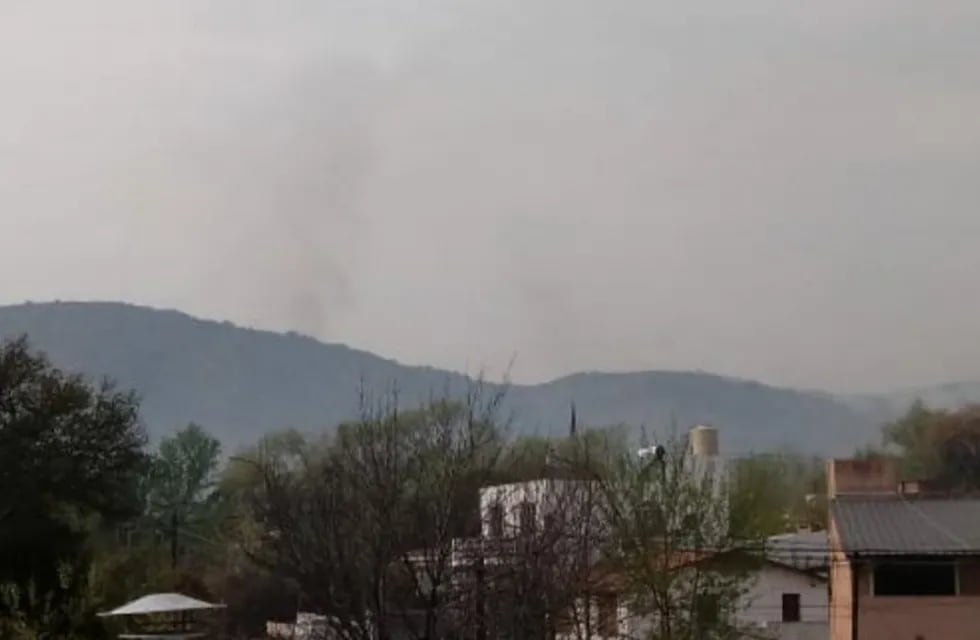 Incendio en la zona sur de Villa Carlos Paz.