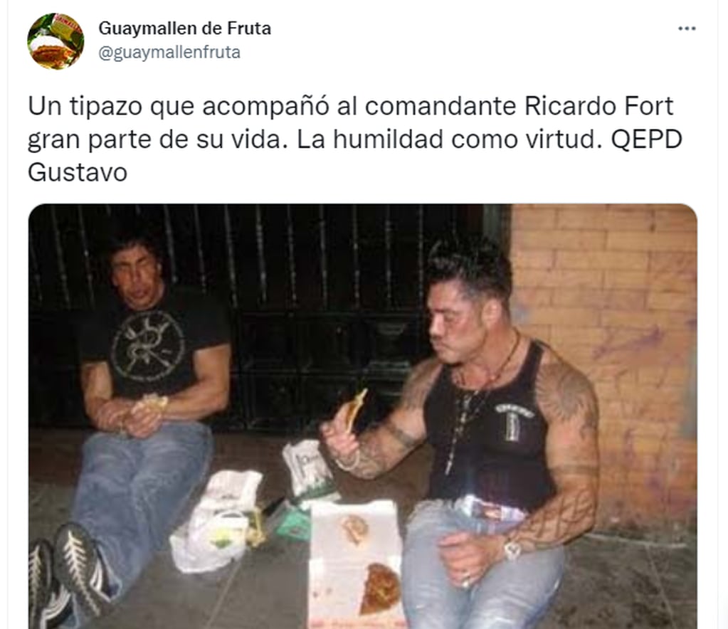 Una foto que los muestra juntos a Gustavo Martínez y a Ricardo Fort, haciendo alusión al acompañamiento entre ambos.