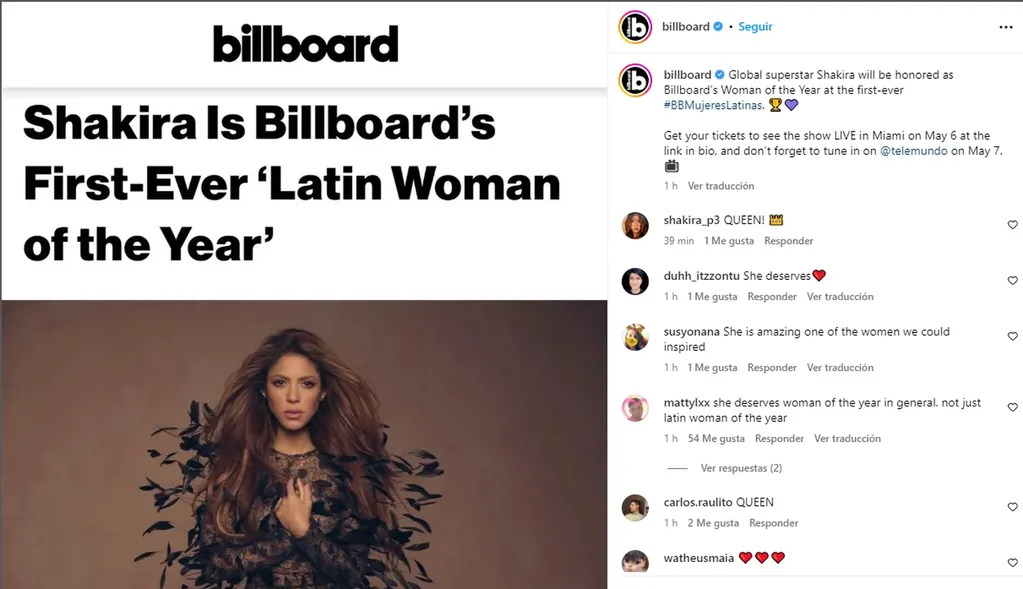 Anuncio de la revista Billboard