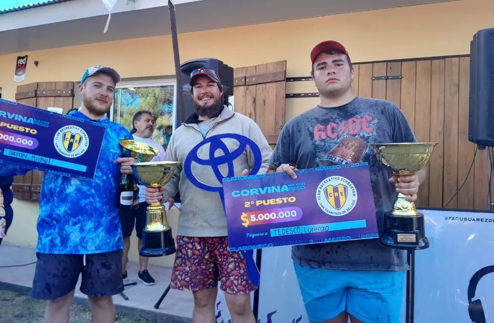 Mateo Cerri de De la Garma fue el ganador de las 6 horas a la corvina del Club Recreativo Echegoyen