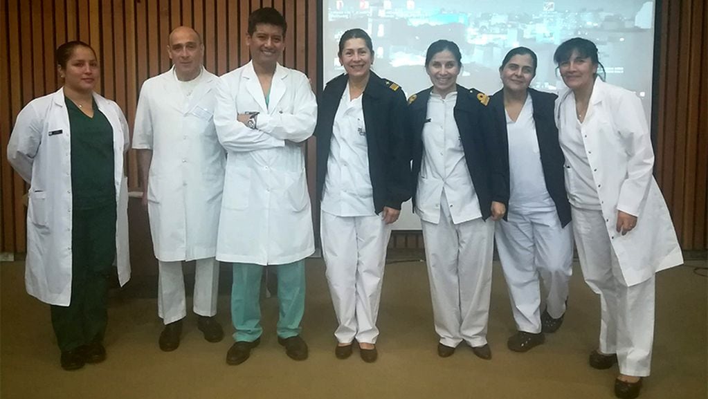 El Hospital Naval "Cirujano Mayor Dr. Pedro Mallo" (HNPM), en la Ciudad Autónoma de Buenos Aires, es el lugar de trabajo de la enfermera jujeña.