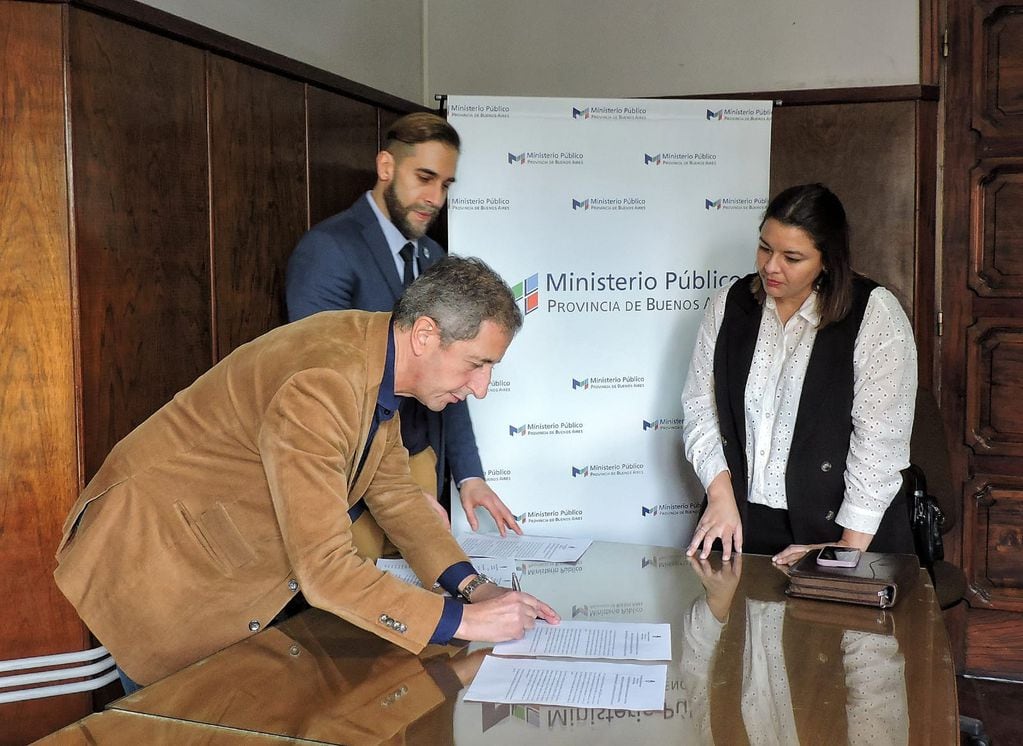 El Municipio de Gonzales Chaves firmó un convenio de trabajo en conjunto con el Ministerio Público Fiscal