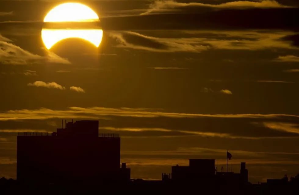 El eclipse parcial de Sol será visible en Mendoza, imagen ilustrativa.