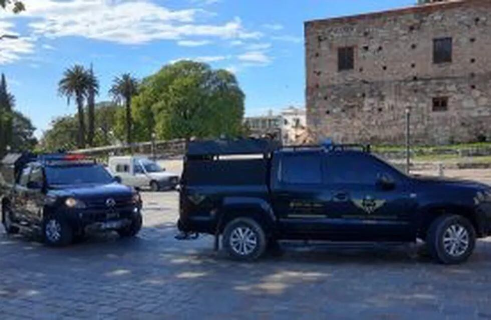 La Policía Antinarcotráfico realiza patrullajes preventivos en Alta Gracia.
